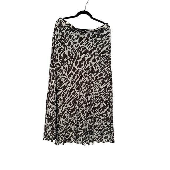 NWOT Anthropologie Maeve Abstract Pleated Maxi Hildi Skirt - Size XL - Picture 4 of 6